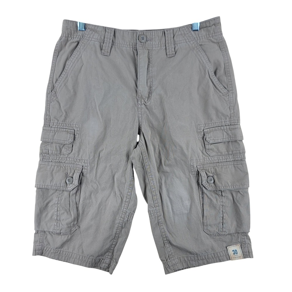 Urban Pipeline Cargo Shorts Mens 30 (Fits 30) Khaki Tan Below Knee Pockets